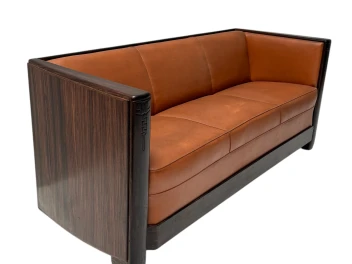 Art Deco Amsterdamse School Bench by Daniêl van Dorp for Gebroeders Reens